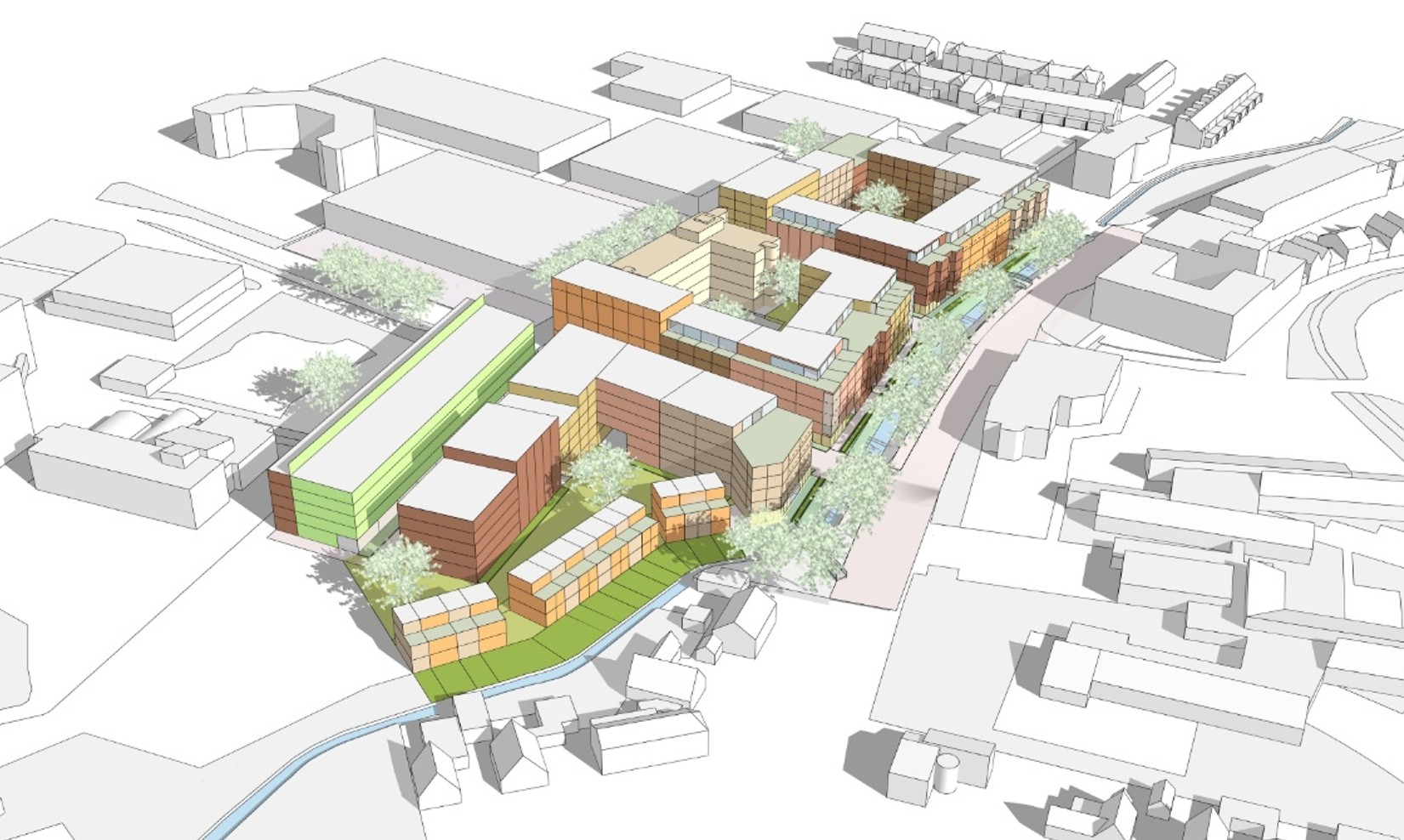 Stedenbouwkundig plan februari 2022 - Verminderde dichtheid en setbacks