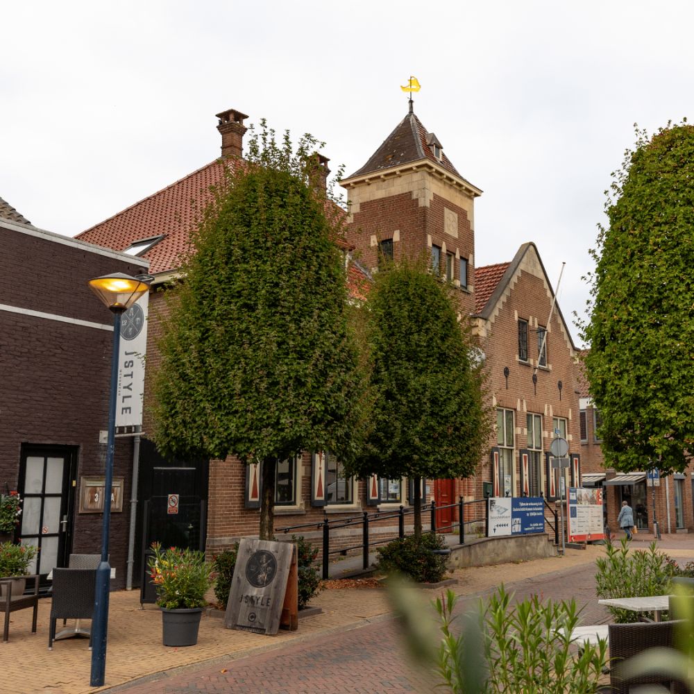 Karakteristiek pand in de dorpskern van Yerseke